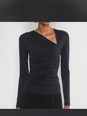 Aritzia Trista black long sleeve top M